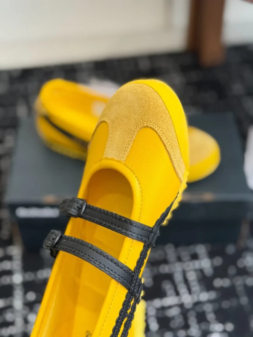 Onitsuka Tiger x Kiko Kostadinov Yellow Mary Janes - Picture 5 of 9